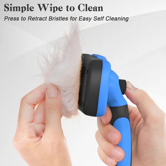 Self-Cleaning Slicker Pet Brush