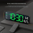 Load image into Gallery viewer, 13" Large Digital Clock with Temperature
