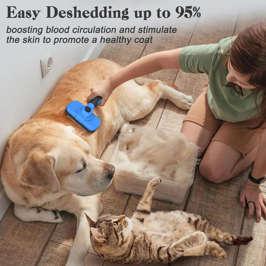 Self-Cleaning Slicker Pet Brush