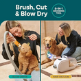 Load image into Gallery viewer, 7 in-1 Pet Grooming Kit with Low Noise Vacuum
